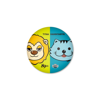 ティナ×はんニャリン コラボ缶バッジ